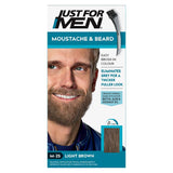 Just For Men Moustache &amp;amp; Beard Brush-In Colour Gel, Light Brown