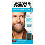 Just For Men Moustache &amp;amp; Beard Brush-In Colour Gel Medium Brown M-35