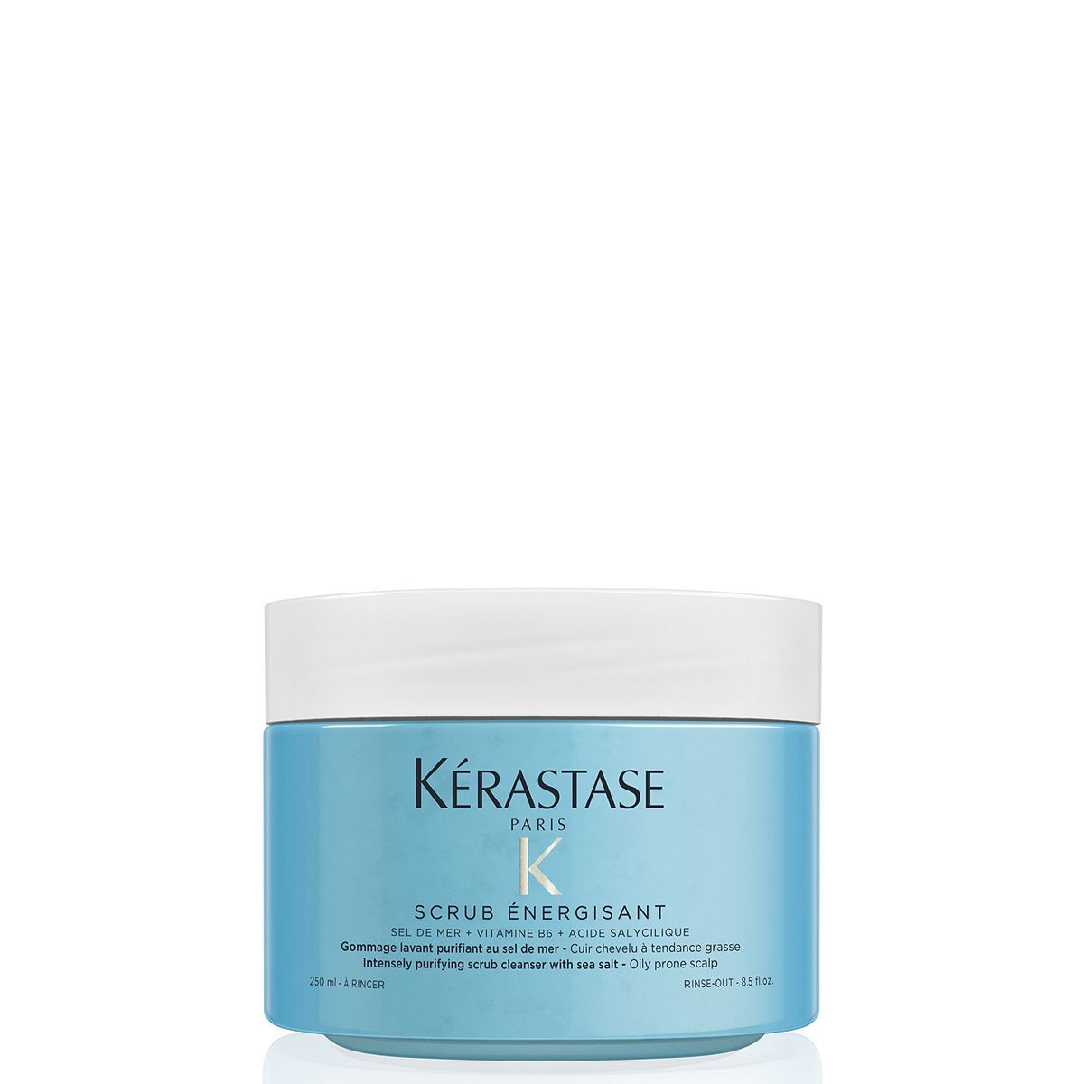 K&amp;eacute;rastase Fusio Scrub, Cleansing Treatment, For Oil-prone Hair and Scalp, With Sea Salt Minerals and Salicylic Acid, 250ml