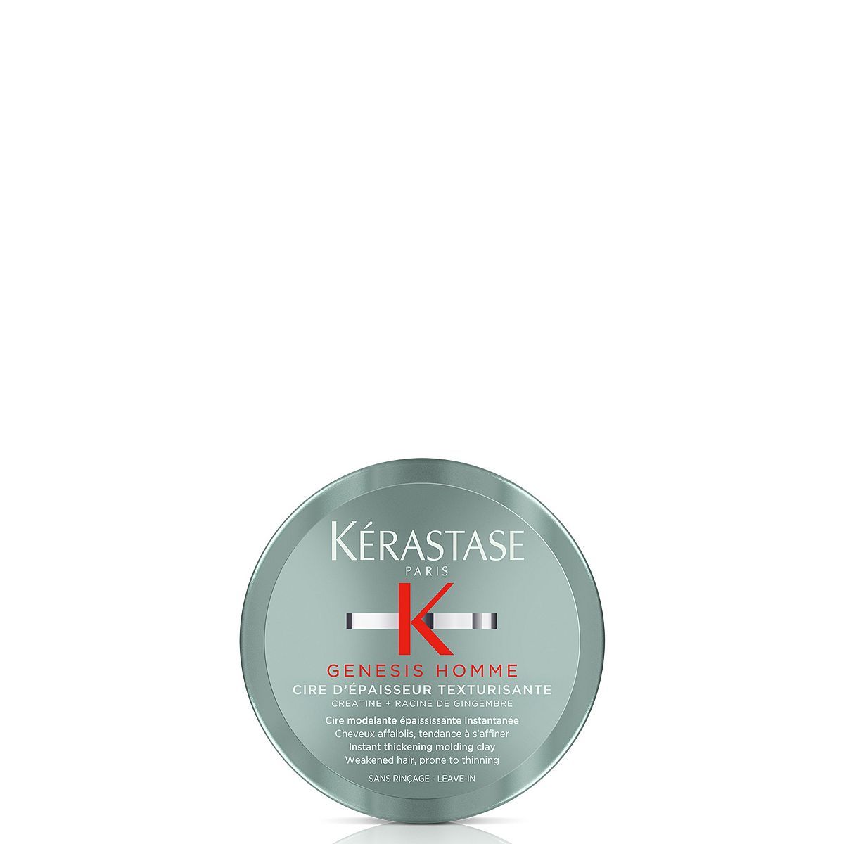 K&amp;eacute;rastase Genesis Homme, Instant Thickening Moulding Men's Hair Clay, For Weakened &amp;amp; Thinning Hair, 75ml