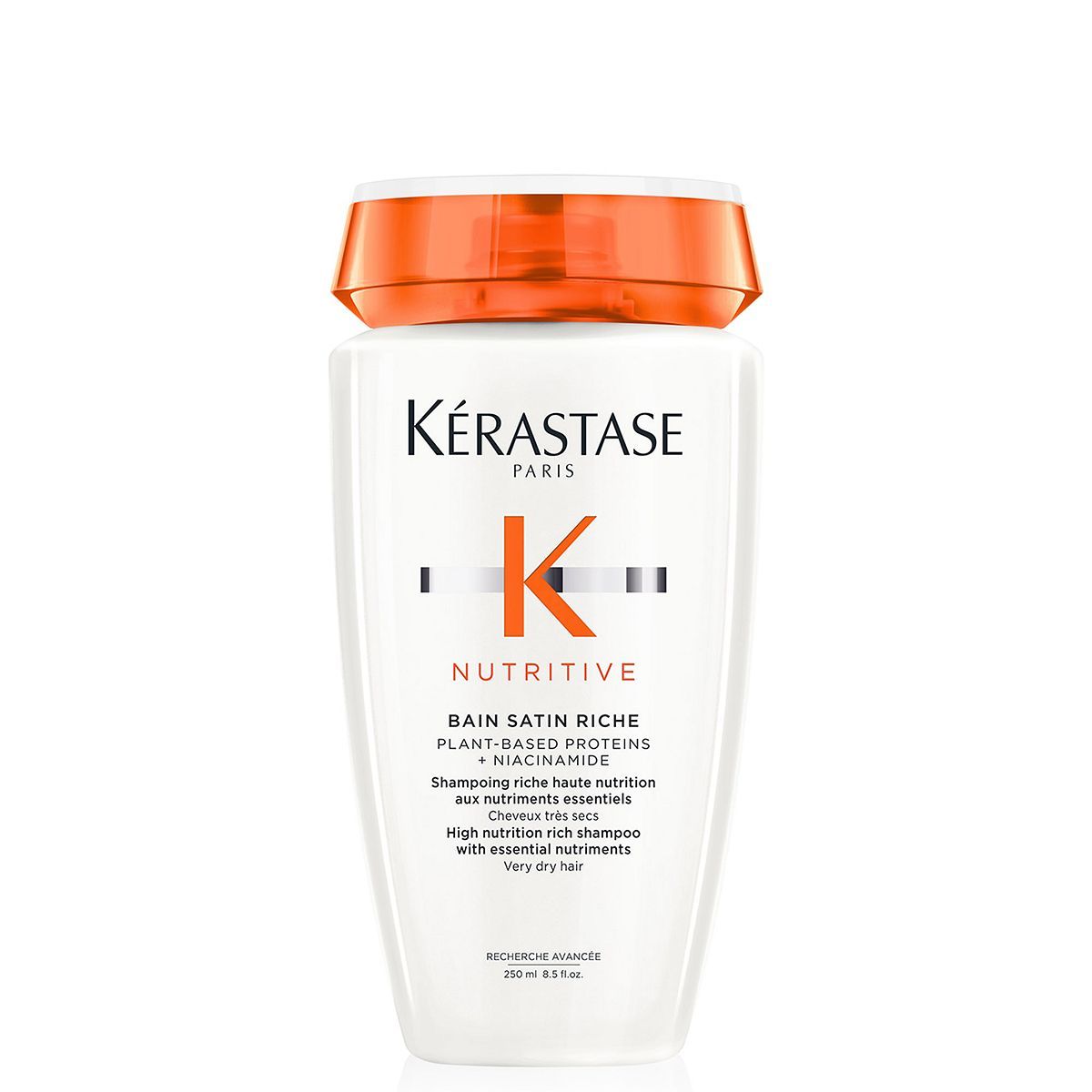 K&amp;eacute;rastase Nutritive, High Nutrition Rich Shampoo for Very Dry Hair, Protein Enriched Formula With Niacinamide 250ml