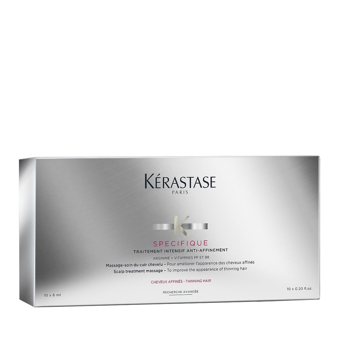 K&amp;eacute;rastase Specifique, Hair Growth &amp;amp; Strength Treatment, For Men &amp;amp; Women With Hair Fall 10x6ml