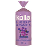 Kallo Blueberry &amp;amp; Vanilla Low Fat Rice &amp;amp; Corn Cakes