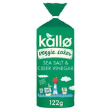 Kallo Lentil &amp;amp; Pea Veggie Cakes Sea Salt &amp;amp; Cider Vinegar 122g