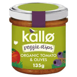Kallo Veggie Dips Organic Tomato &amp;amp; Olive   135g
