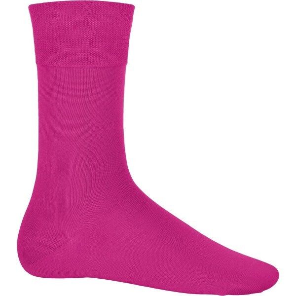 Kariban Cotton City Mens Casual Cotton Rich Socks (7-9UK) Fuchsia / 1EA