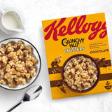 Kellogg's Crunchy Nut Clusters Chocolate Breakfast Cereal   400g