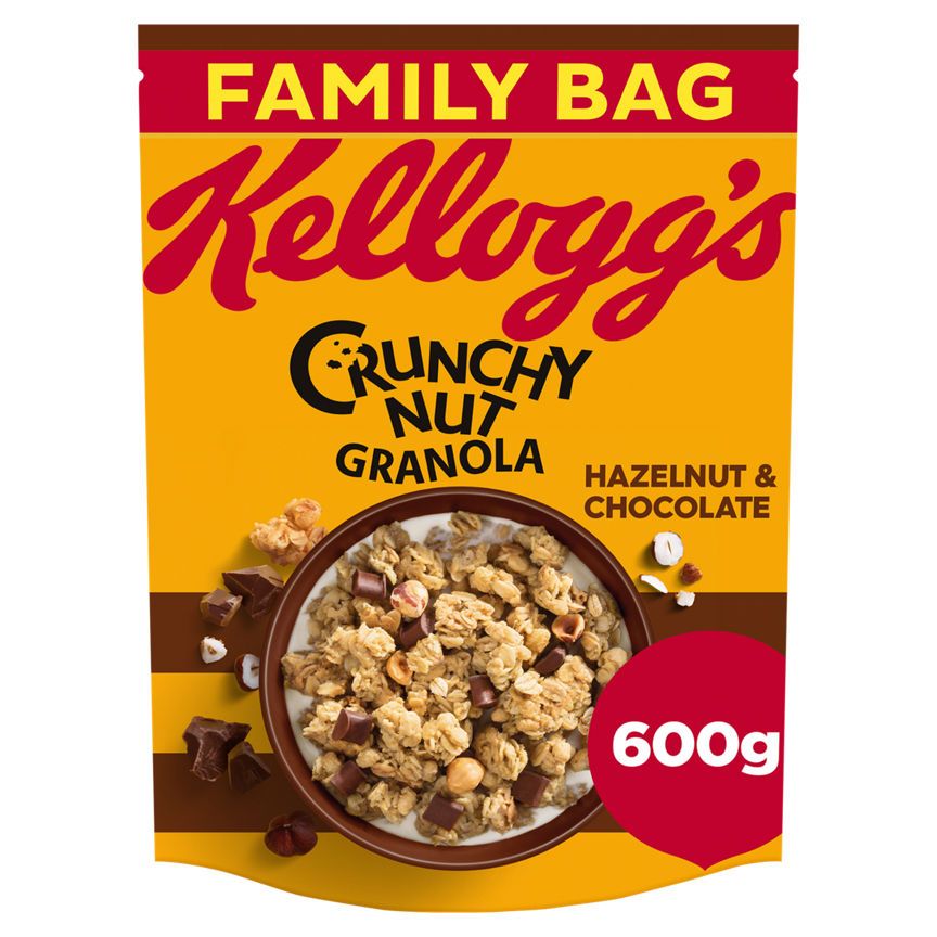 Kellogg's Crunchy Nut Hazelnut &amp;amp; Chocolate Granola