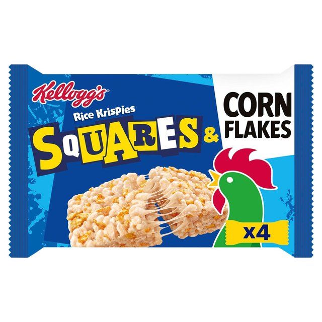 Kellogg's Rice Krispies Squares &amp;amp; Cornflakes Snack Bars   4 x 31g