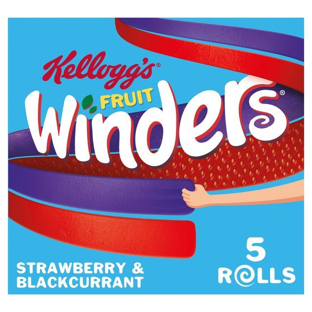 Kellogg's Winders Strawberry &amp;amp; Blackcurrant   5 x 17g