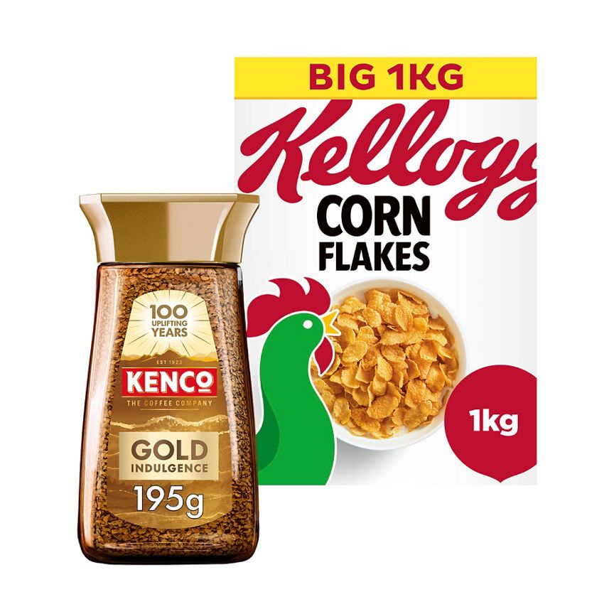 Kenco Coffee &amp;amp; Kelloggs Cornflakes Bundle
