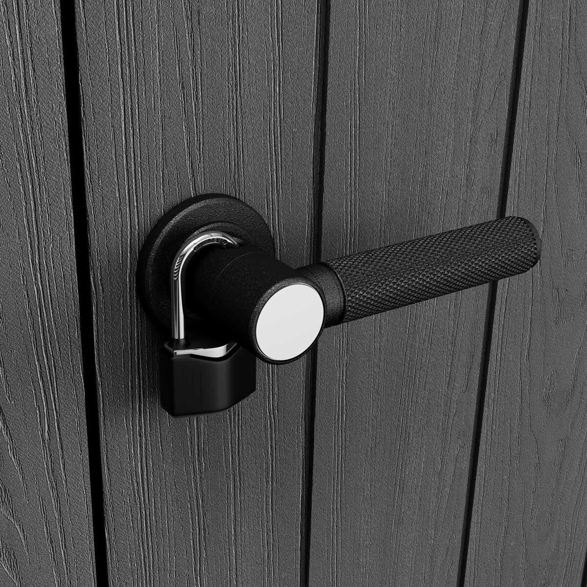 Keter Cortina Alto 4ft 6&amp;quot; x 2ft 4&amp;quot; (1.4 x 0.7m) 1,415 Litre Vertical Storage Shed with Shelves