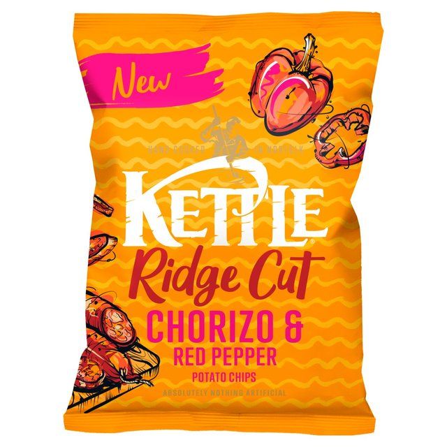 Kettle Chips Chorizo &amp;amp; Red Pepper Ridge Cut   130g