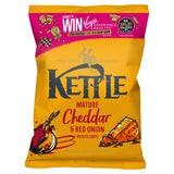 Kettle Chips Mature Cheddar &amp;amp; Red Onion Sharing Crisps 130g
