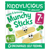 Kiddylicious Apple &amp;amp; Broccoli Munchy Sticks 7+ Months 4 x 4g (16g)