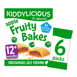 Kiddylicious Apple Fruity Bakes Baby Snacks 6x22g