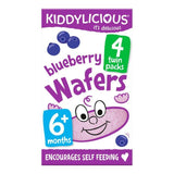 Kiddylicious Blueberry Mini Wafers Baby Snacks Multi   4 x 4g