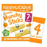 Kiddylicious Pumpkin Munchy Sticks Baby Snacks Multi   4 x 4g