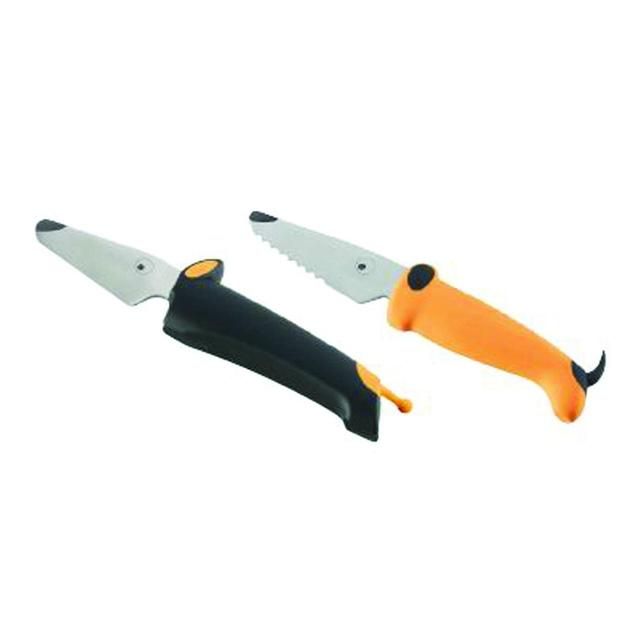 Kids Knife Set Black &amp;amp; Orange   2 per pack