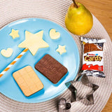 Kinder Cards Cocoa and Milk Biscuits Wafers Multipack   4 per pack