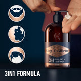 King C. Gillette Beard Shampoo &amp;amp; Face Wash, 350ml