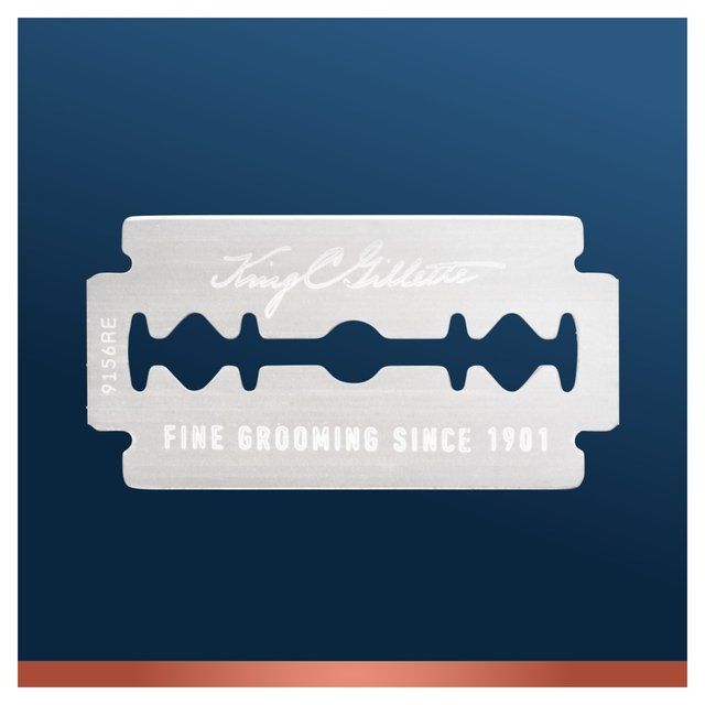 King C. Gillette Double Edge Safety Razor Blades   10 per pack
