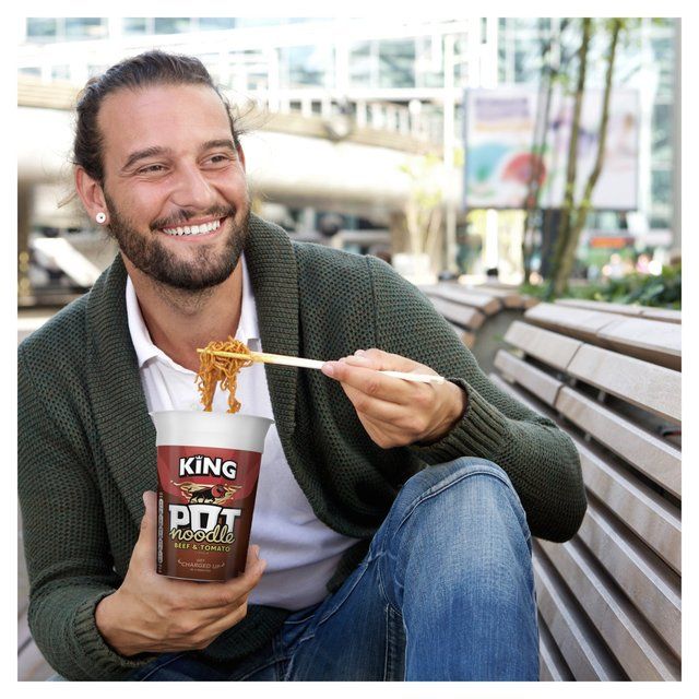 King Pot Noodle Beef &amp;amp; Tomato   114g