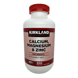 Kirkland Signature Calcium, Magnesium &amp;amp; Zinc, 600 Count