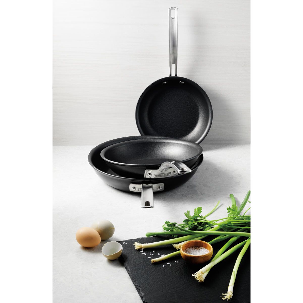 Kirkland Signature Frying Pans, 3 Piece Set
