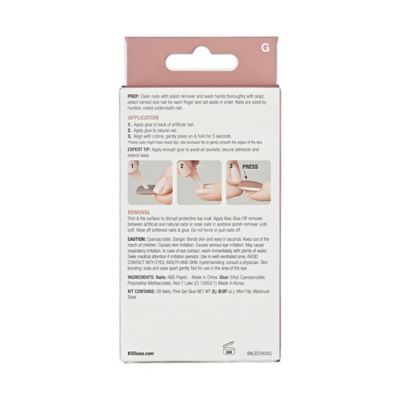 Kiss Bare But Better Nails Nude Drama