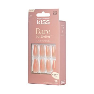 Kiss Bare But Better Nails Nude Drama