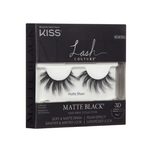 Kiss Lash Couture Matte Black Matte Sheer