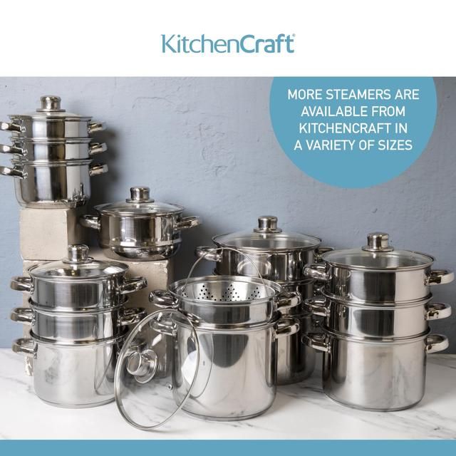 Kitchen Craft Stainless Steel Universal Steamer