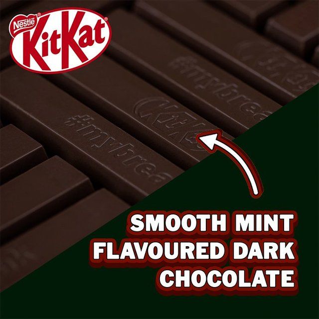 KitKat 2 Finger Dark Mint Chocolate Biscuit Bar   9 x 20.7g