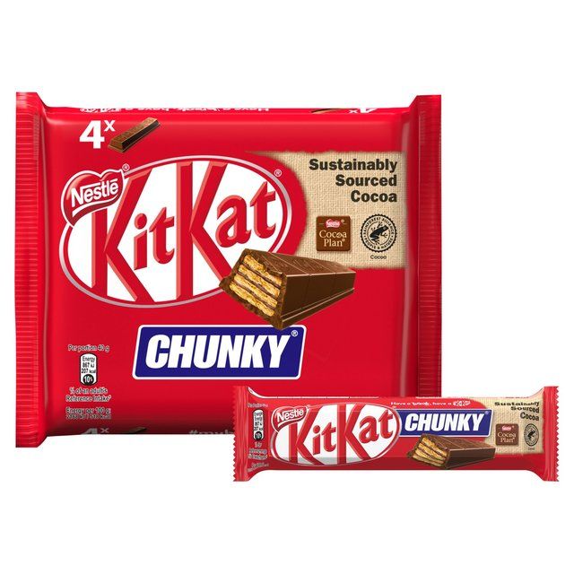 KitKat Chunky Milk Chocolate Bar   4 x 40g