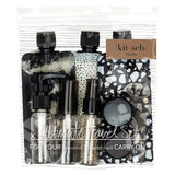Kitsch&amp;nbsp;11 Piece Travel Bottle Set - Black
