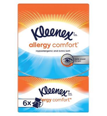 Kleenex Allergy Comfort 6 Packet Tissues 9s
