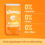 Kleenex Allergy Comfort Pocket Pack Tissues   6 x 9 per pack