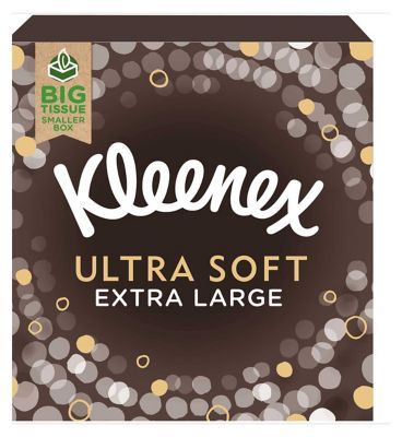 Kleenex Ultra Soft Extra Long Tissues Single Compact Box 40s
