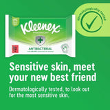 Kleenex Water Fresh Hand &amp;amp; Face Antibacterial Wipes   36 per pack