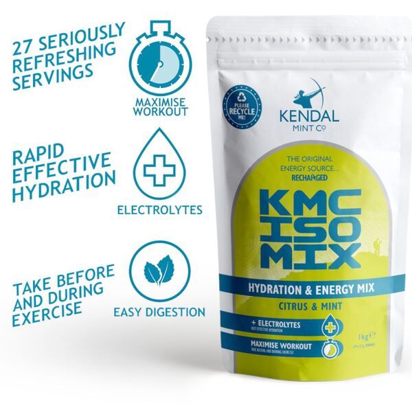 KMC ISO MIX Isotonic Energy Drink Citrus &amp;amp; Mint - 1000g