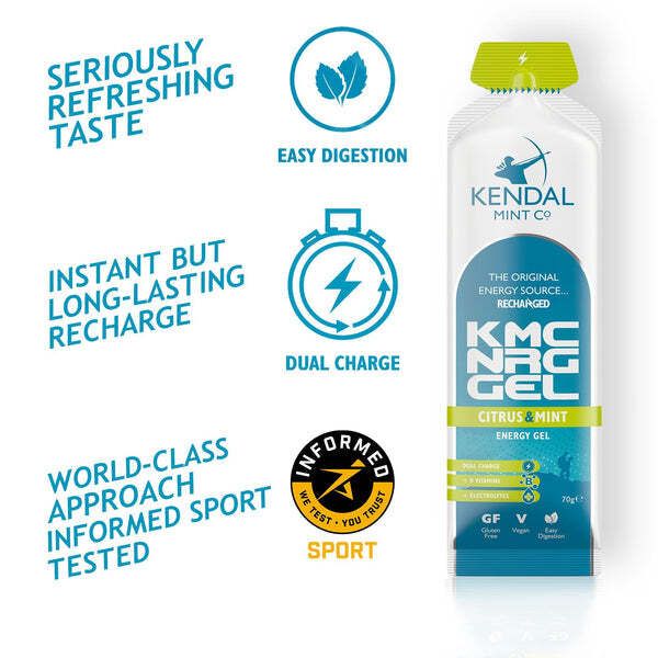 KMC NRG GEL Citrus &amp;amp; Mint Flavor Bundle 48 x 70g