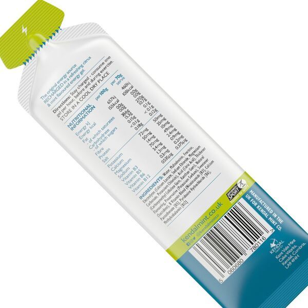 KMC NRG GEL Energy Gel Citrus &amp;amp; Mint - 6x70g