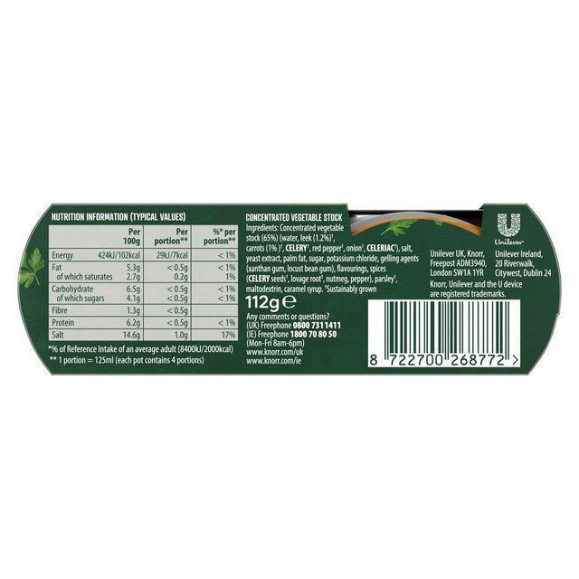 Knorr 4 Vegetable Stock Pot    4 x 28g