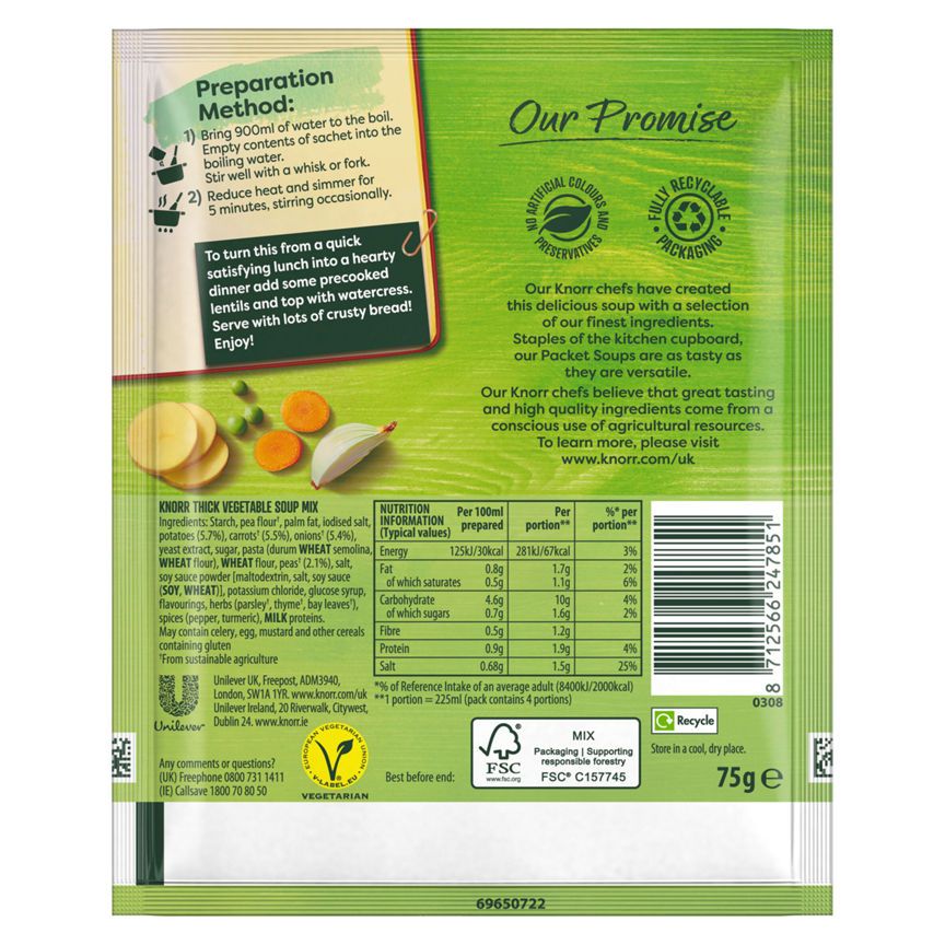 Knorr Thick Vegetable Dry Soup