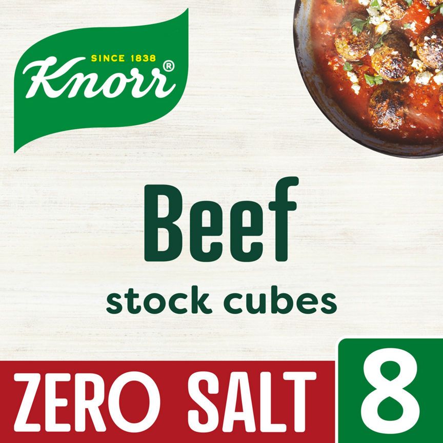 Knorr Zero Salt Stock Cubes Beef
