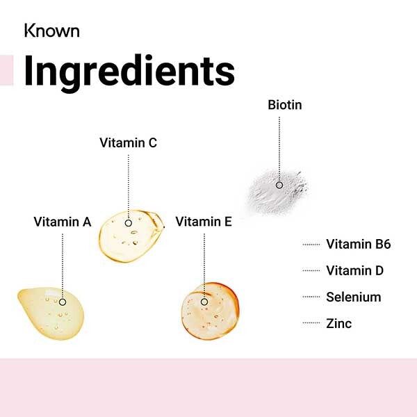 Known Good to Glow Hair, Skin &amp;amp; Nails Vegan Gummies x 60