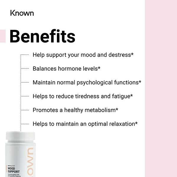 Known Mood Support Orange Vegan Gummy x 60