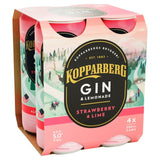 Kopparberg Gin &amp;amp; Lemonade Strawberry &amp;amp; Lime   4 x 250ml