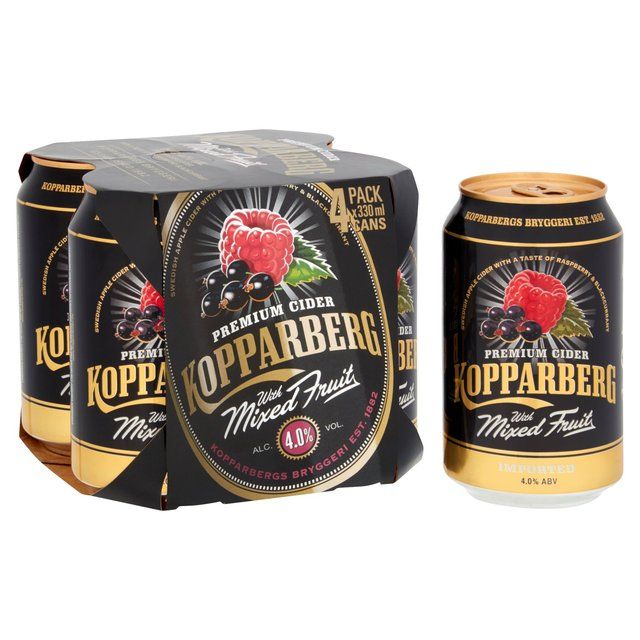 Kopparberg Mixed Fruit Cans   4 x 330ml